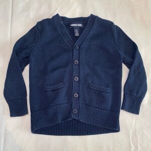 Lands' End Kids Dark Blue Sweater